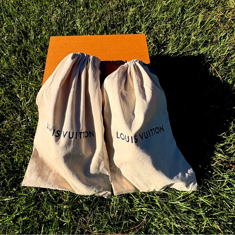 Louis Vuitton Blue Waterfront Mule Slide Size 10.5 Abloh FW21 Collector Sandal - Picture 15 of 16